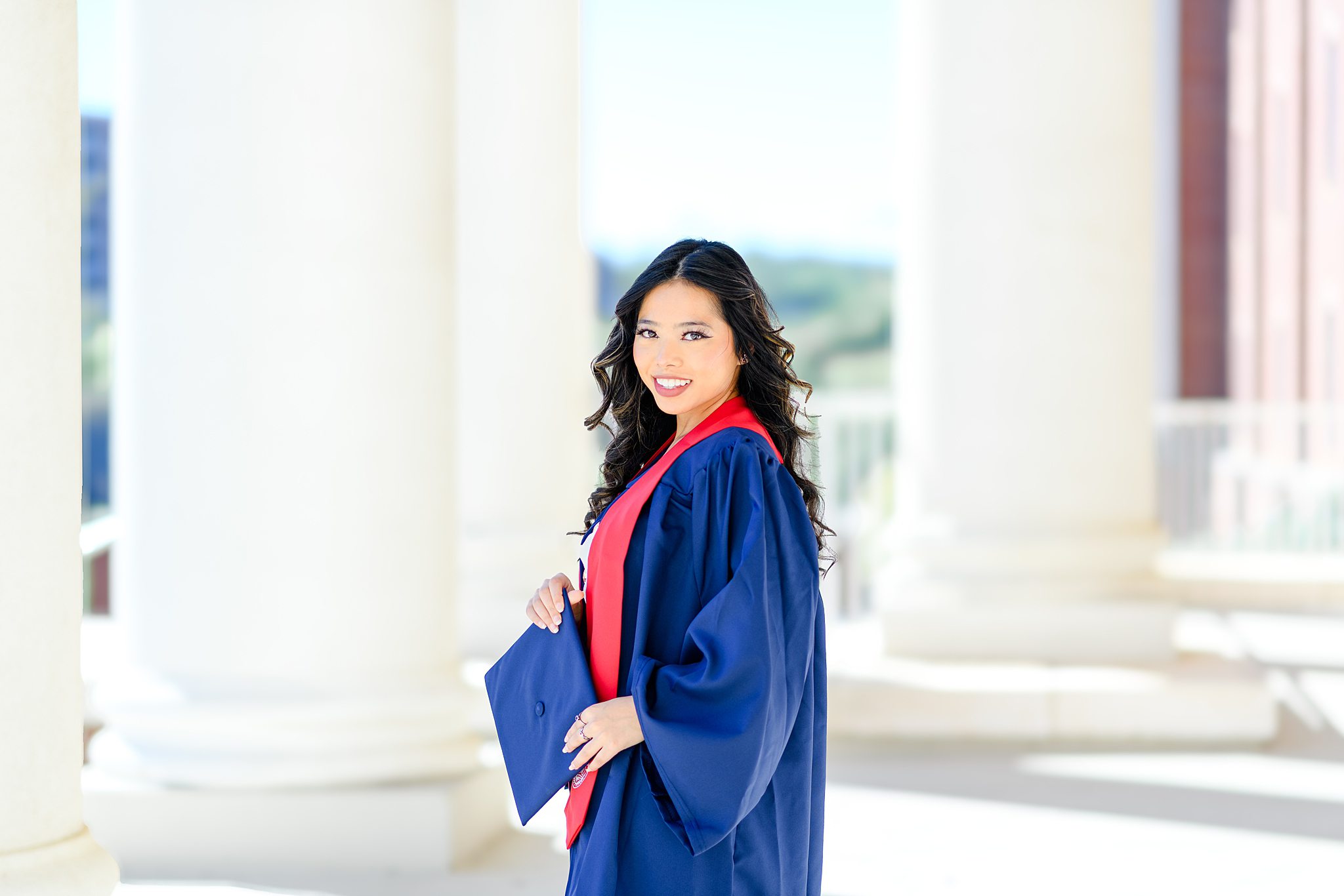 grad session at Liberty