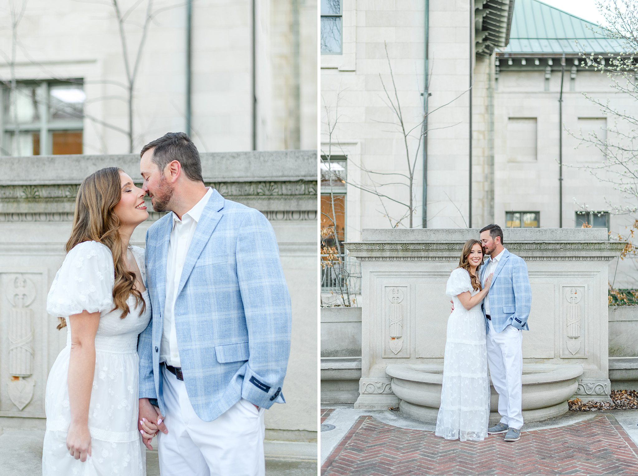 downtown Lynchburg engagement pictures