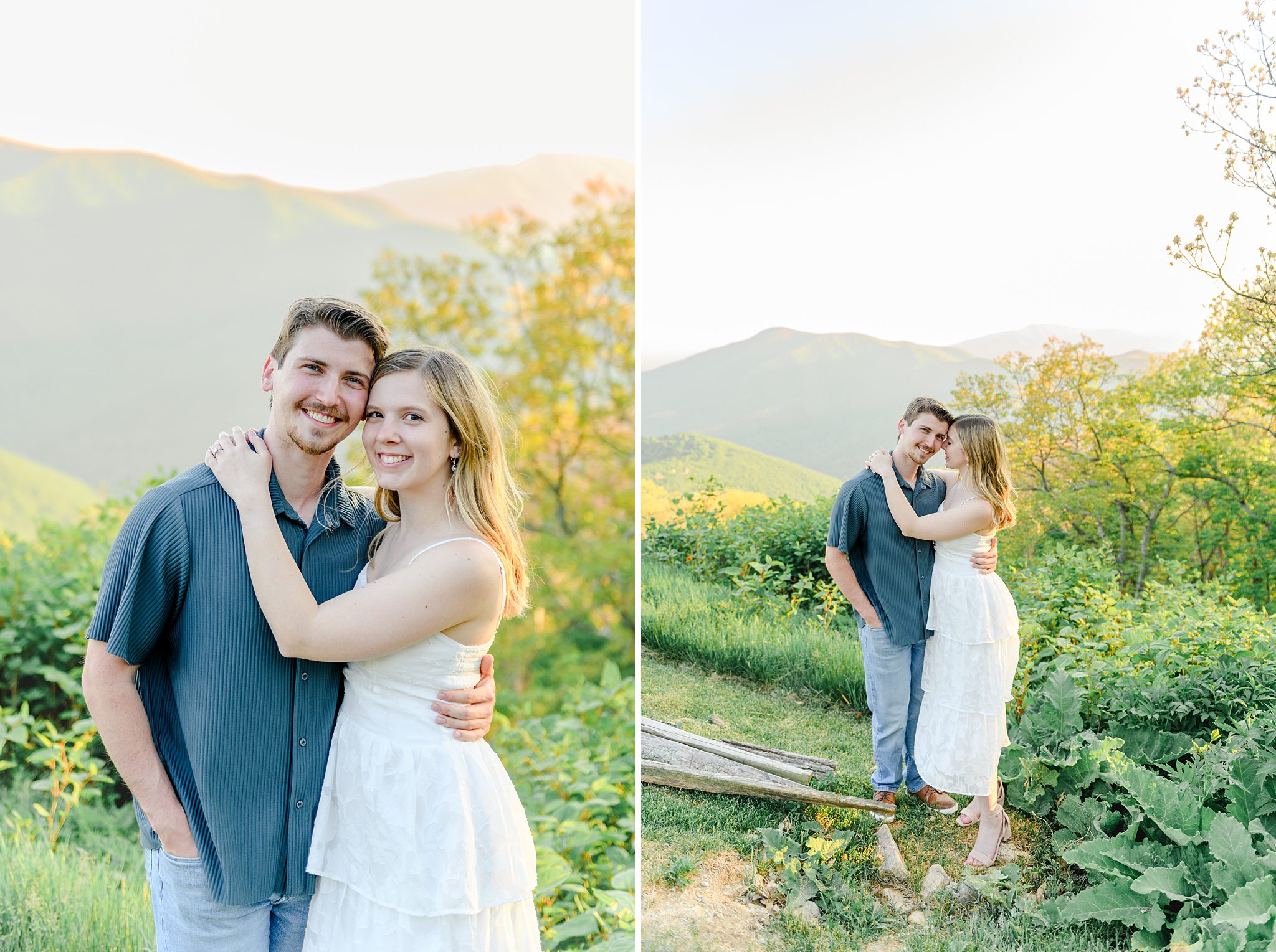Ravens Roost engagement pictures capturing romantic moments at one of Virginia’s most scenic overlooks