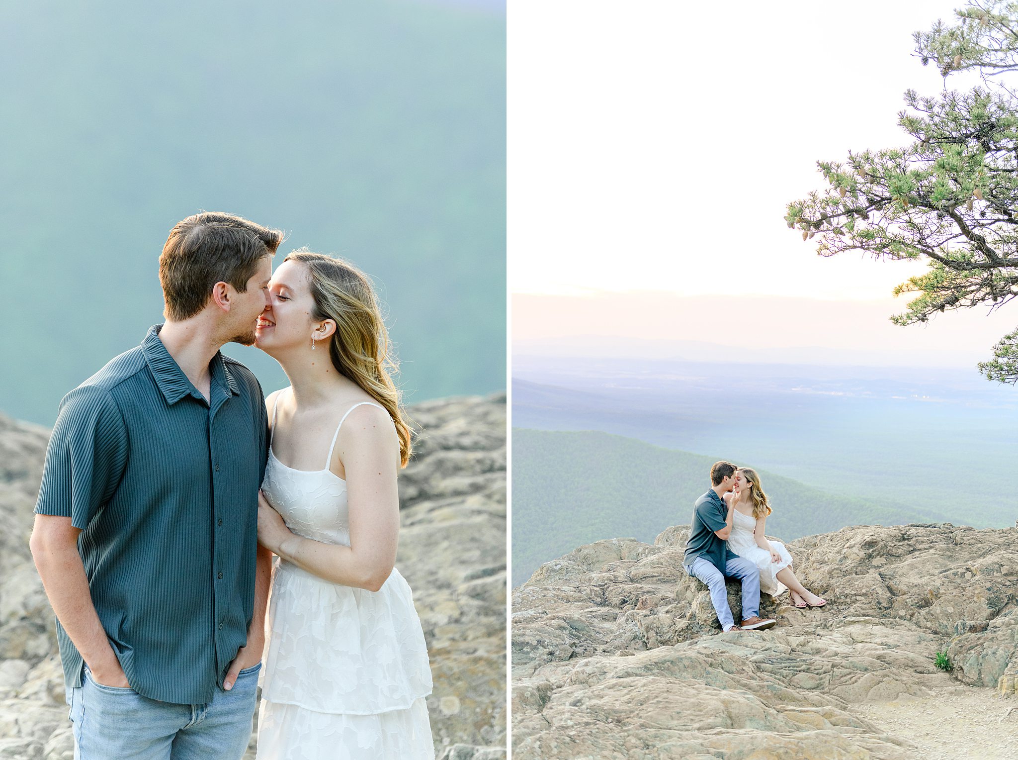 Mountain engagement session 