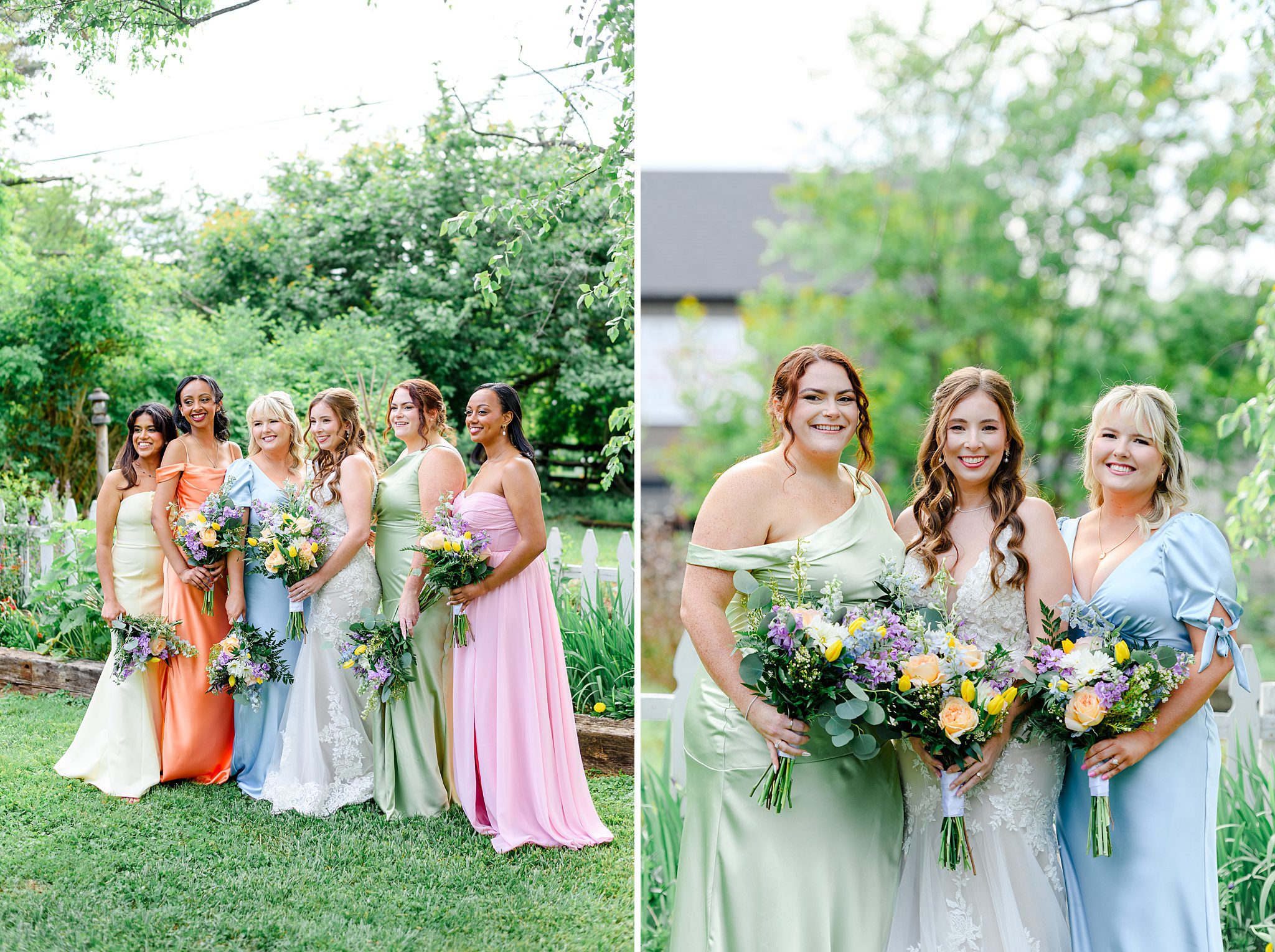 mismatched bridesmaids dresses