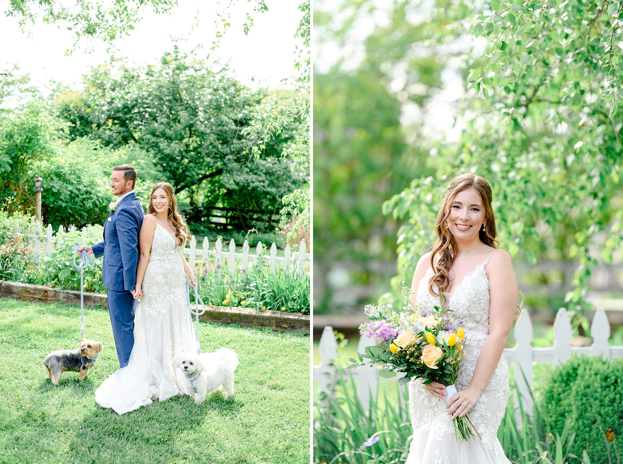 wedding pictures at Glencliff Manor