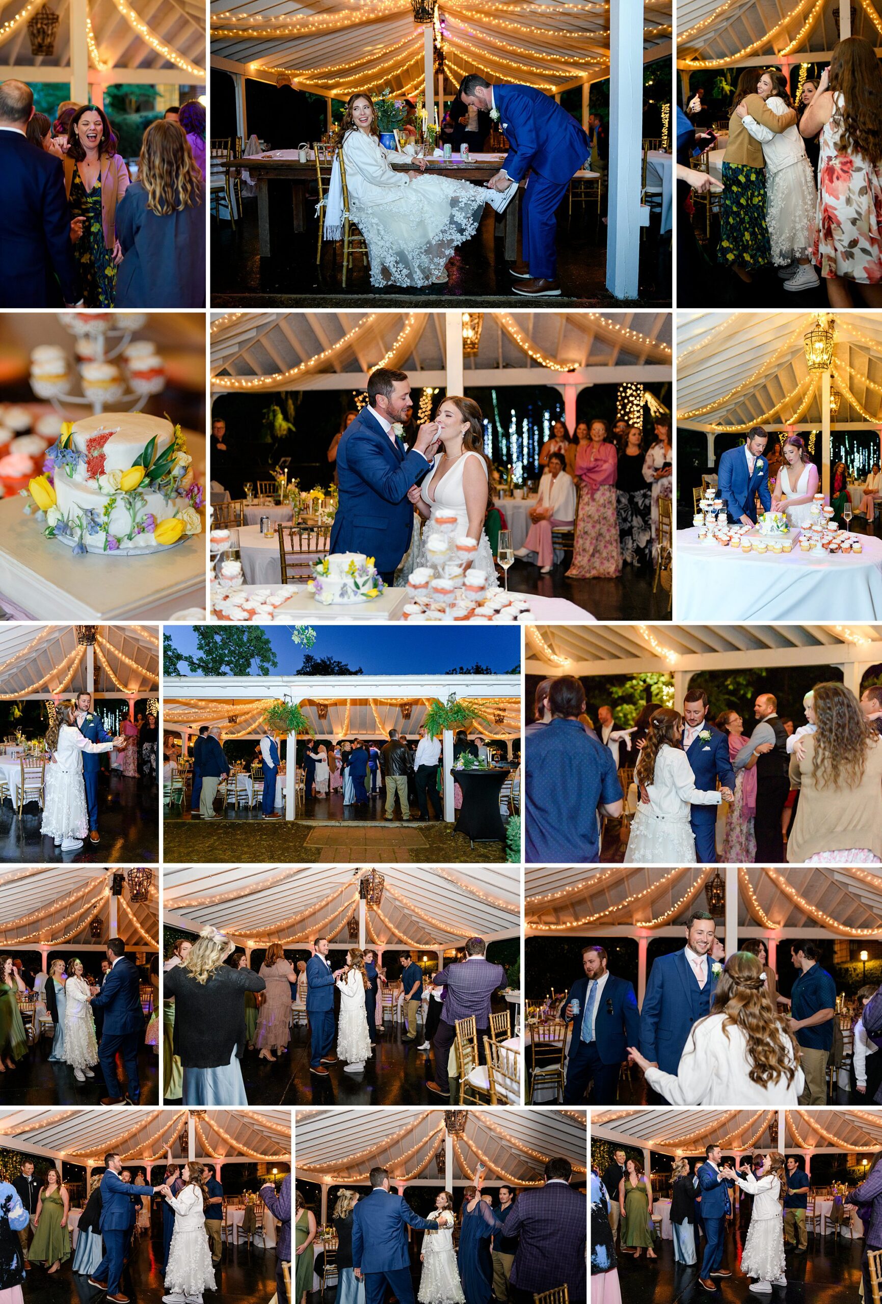 reception at Glencliff Manor in Lynchburg