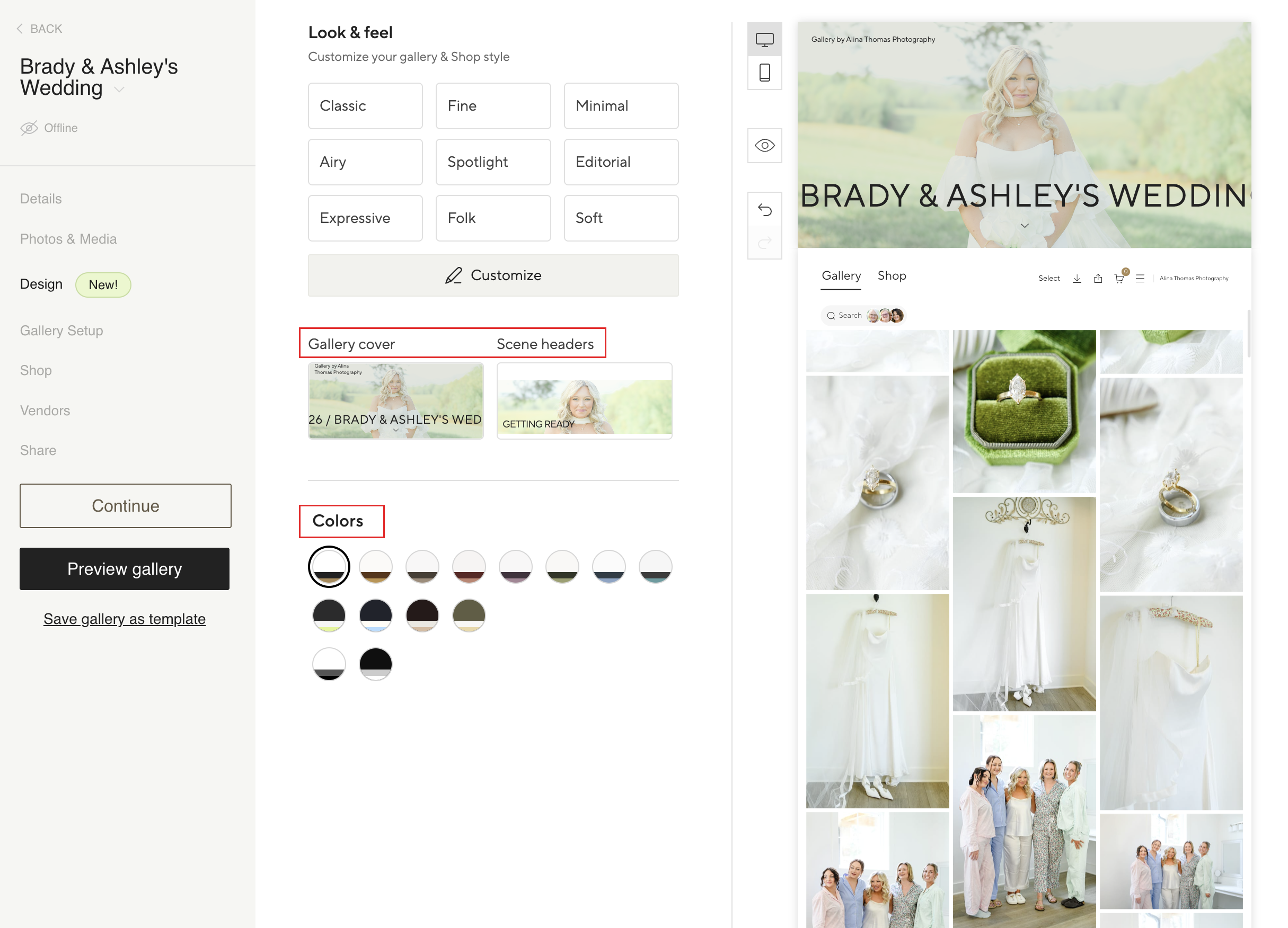 online gallery delivery platform for photographers
