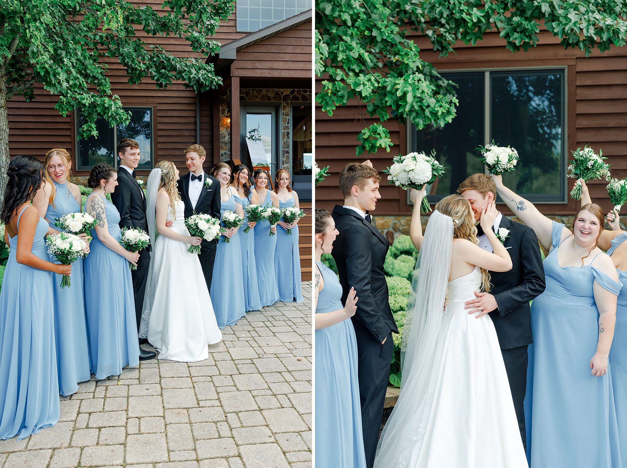 bridal party photos in Lexington VA